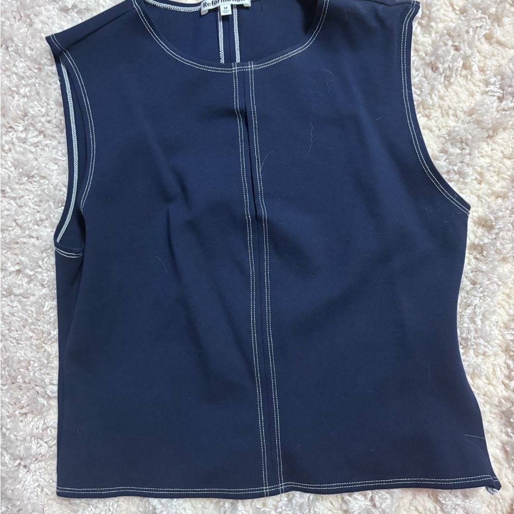 Reformation Carsyn Knit Top